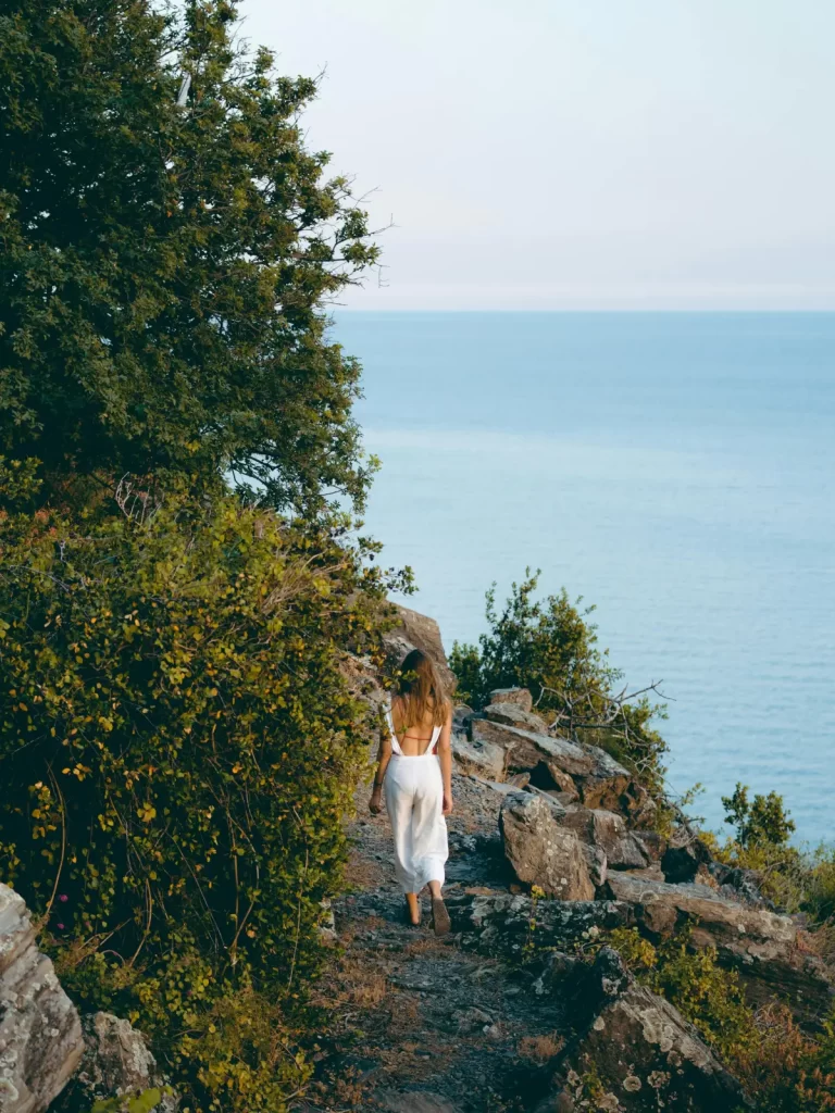 girl walking